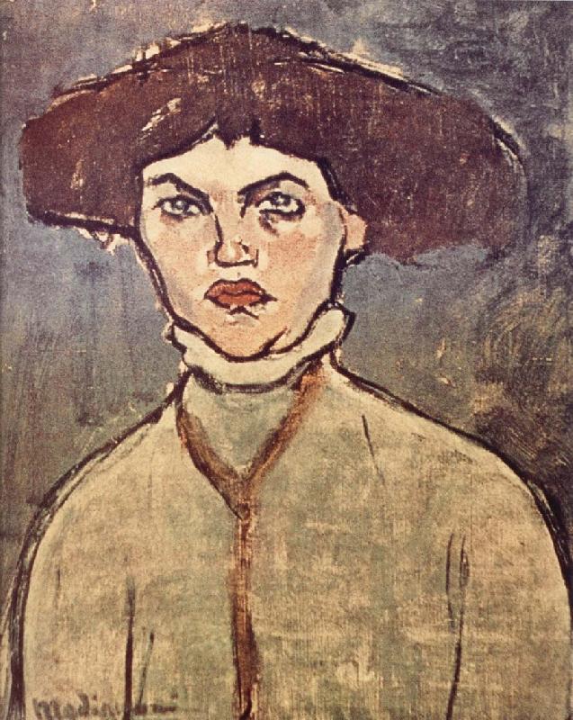 Amedeo Modigliani Head of a young woman china oil painting image
